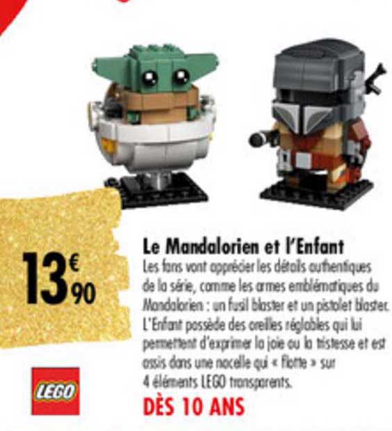 le mandalorien et l'enfant lego