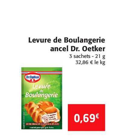 levure de boulangerie ancel dr. oetker