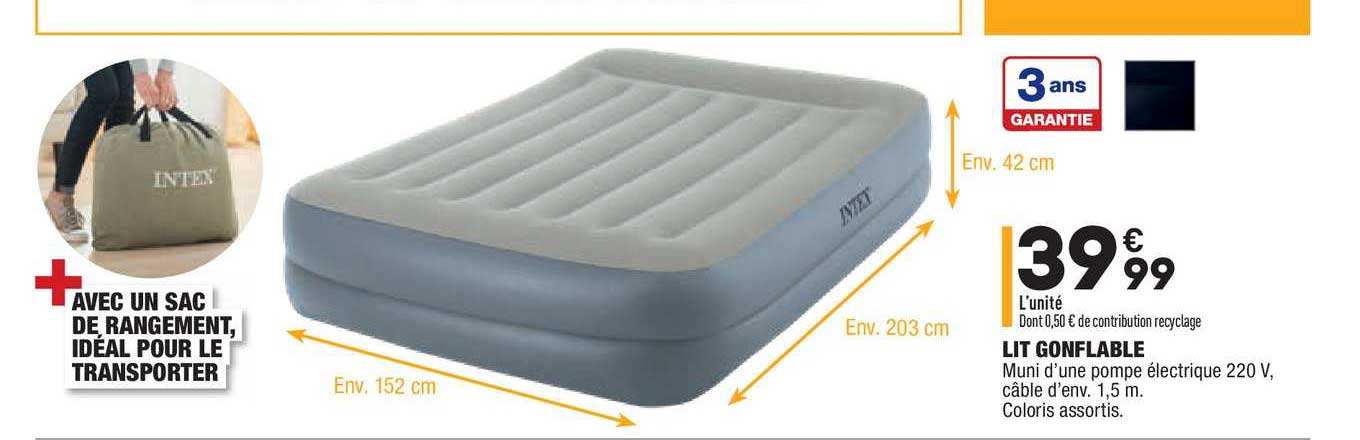Lit Gonflable Intex
