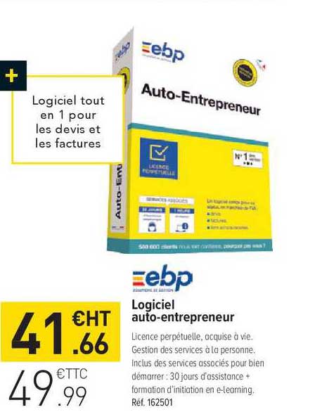 logiciel auto entrepreneur ebp