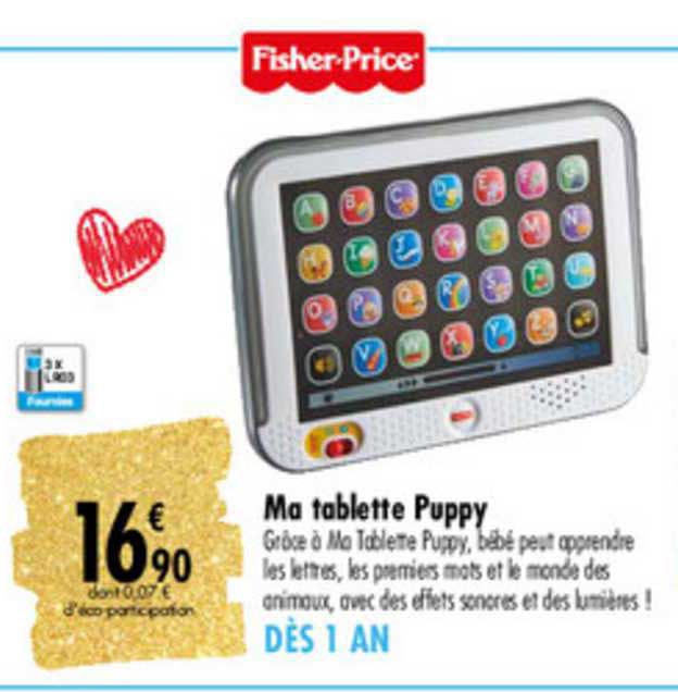 ma tablette puppy fisher price