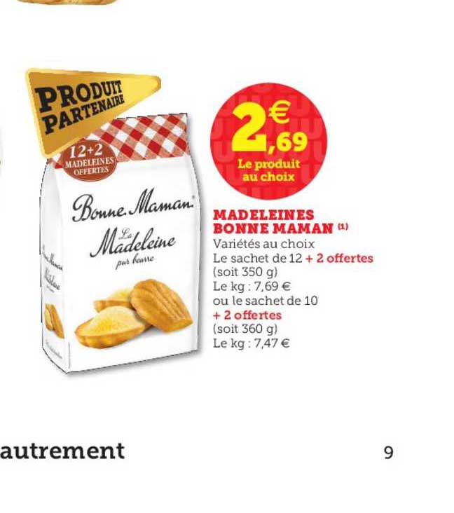 madeleines bonne maman