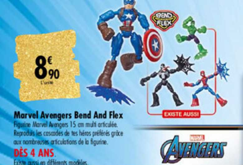 marvel avengers bend and flex