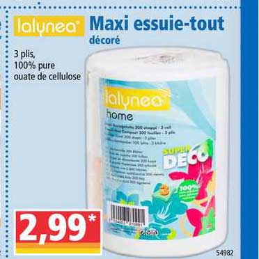 maxi essuie tout décoré lalynea