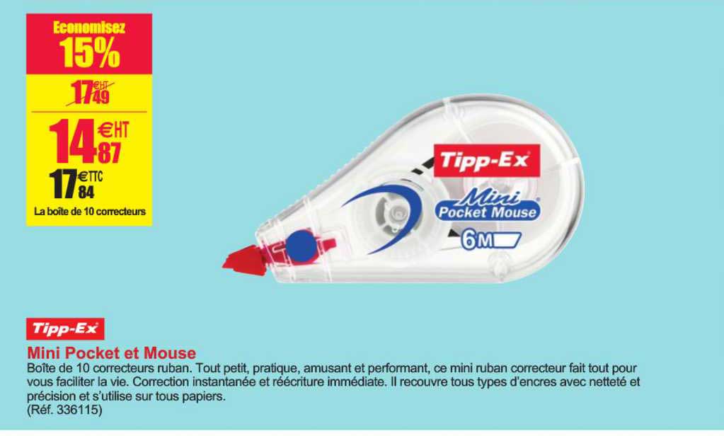 mini pocket mouse tipp ex