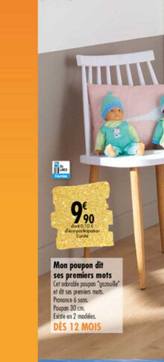 Mon Poupon Dit Ses Premiers Mots