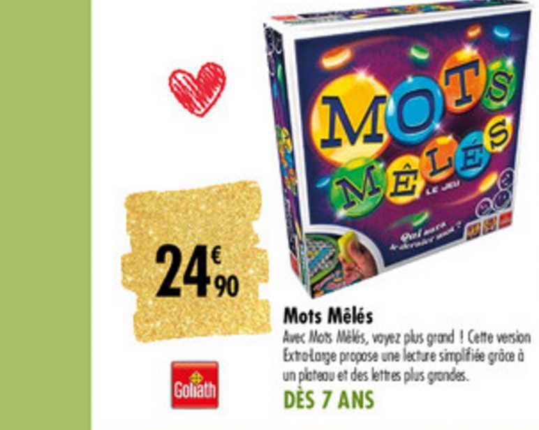 mots mêlés goliath