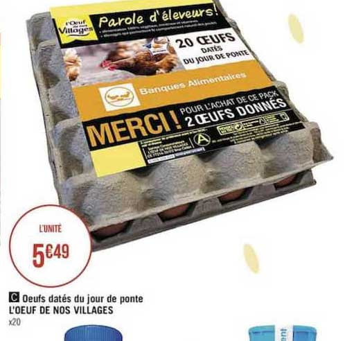 oeufs datés du jour de ponte l'oeuf de nos villages