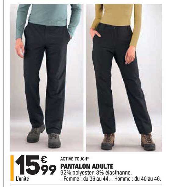 Pantalon Adulte Active Touch