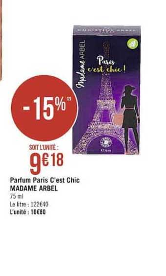 parfum paris c'est chic madame arbel
