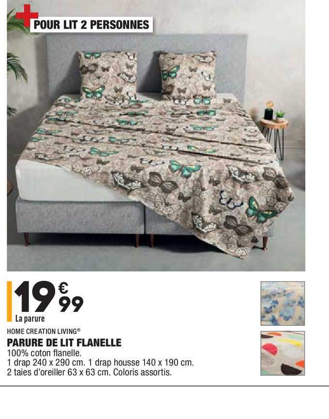 Parure De Lit Flanelle Home Creation Living