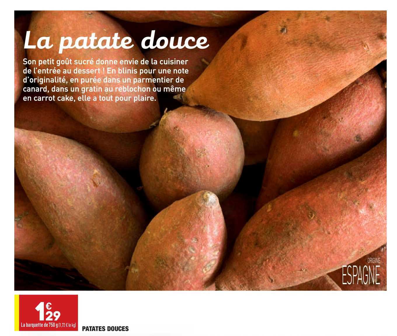 patates douces