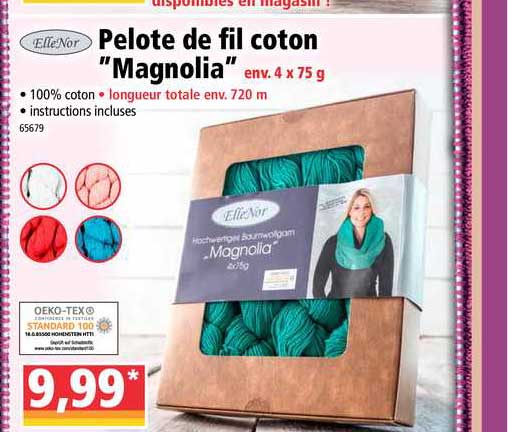 pelote de fil coton magnolia ellenor