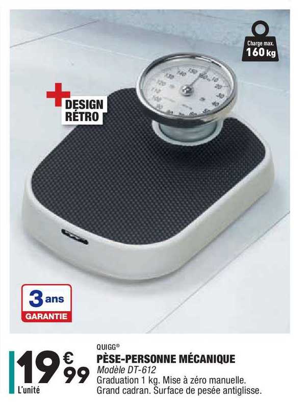 pèse personne mécanique quigg