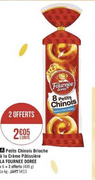 petits chinois brioche à la crème pâtissière la fournée dorée