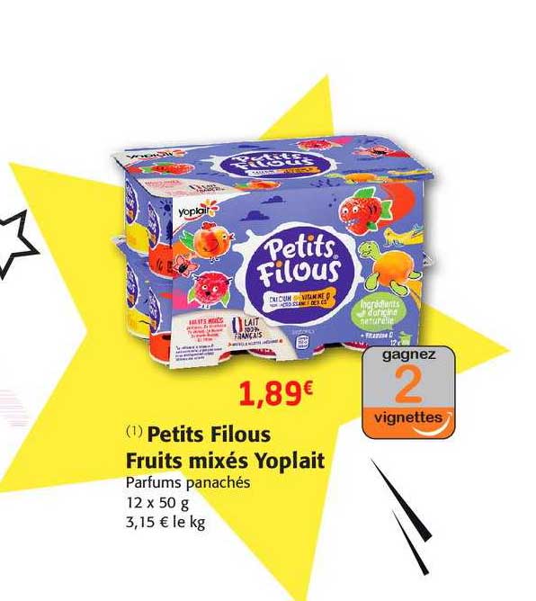 Petits Filous Fruits Mixés Yoplait