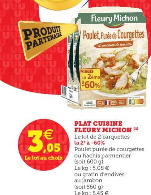 plat cuisiné fleury michon