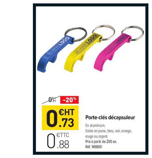 Porte Clés Décapsuleur