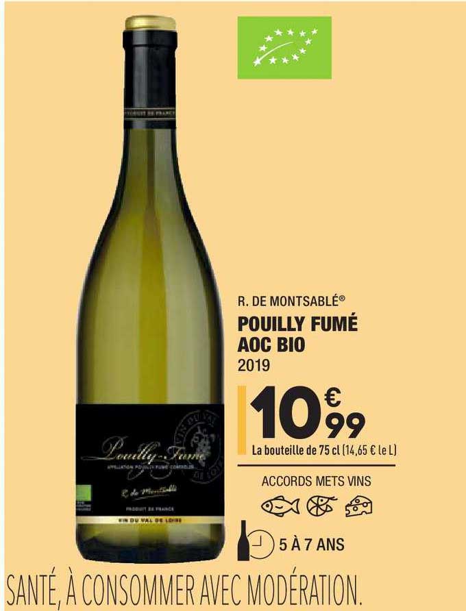 pouilly fumé aoc bio r. de montsablé