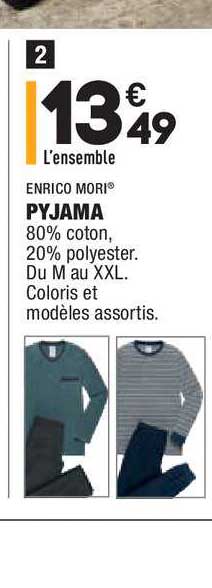 pyjama enrico mori