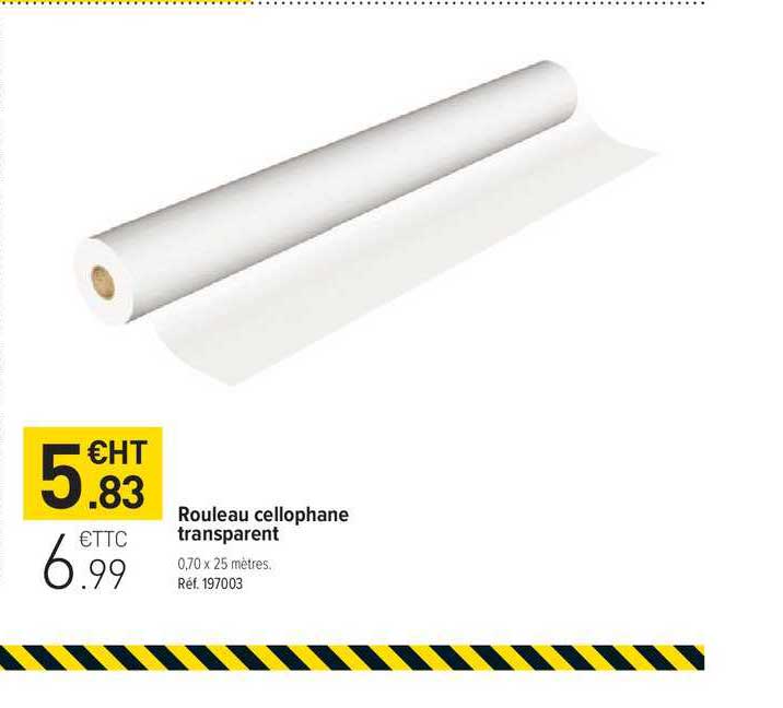 Rouleau Cellophane Transparent