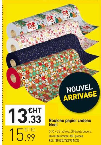 Rouleau Papier Cadeau Noël