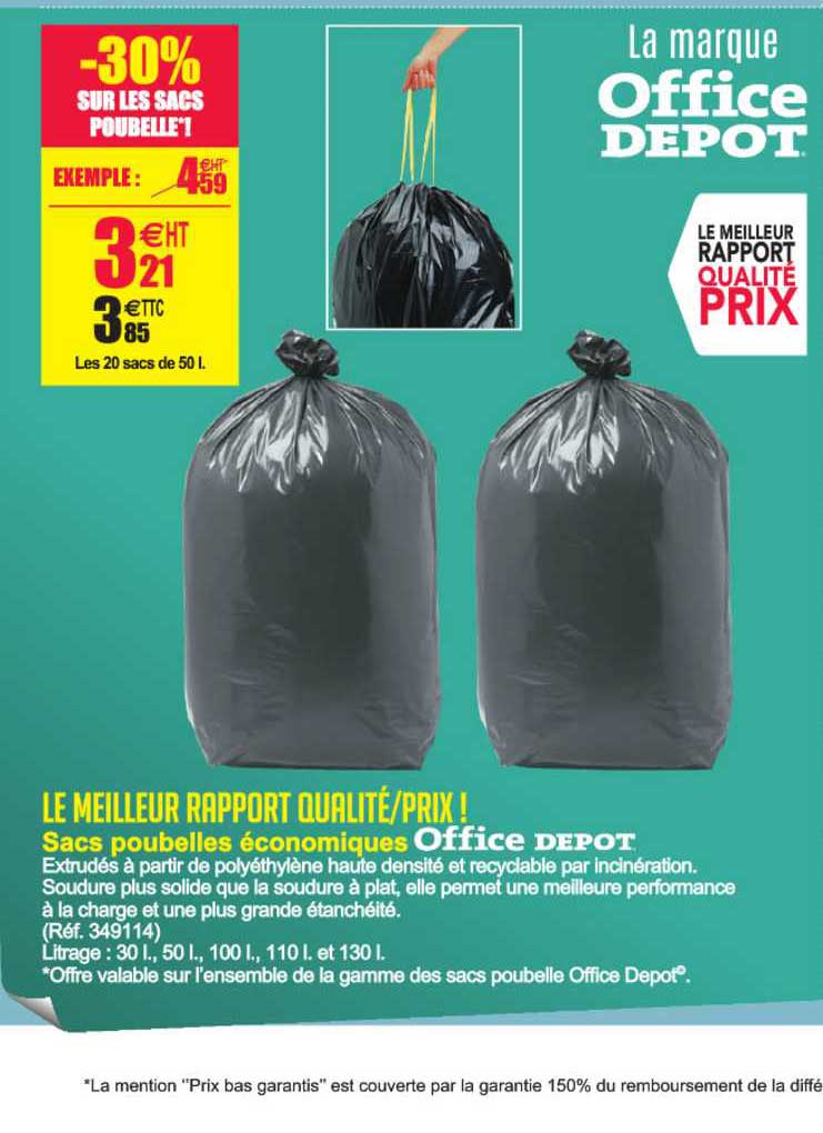 sacs poubelles économiques