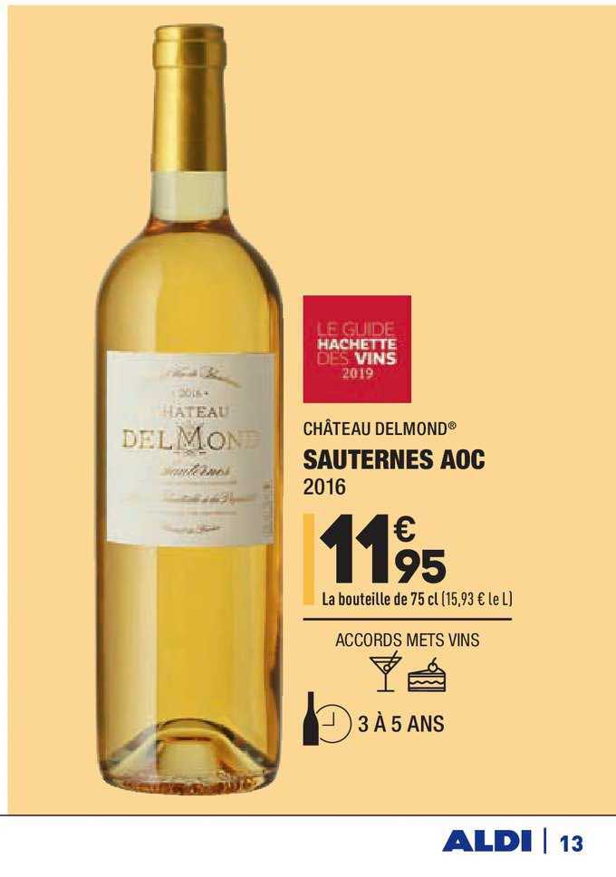 sauternes aoc 2016 château delmond