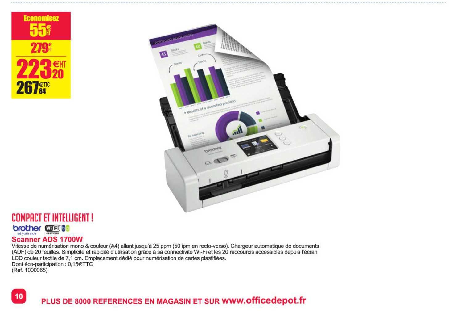 scanner ads 1700w brother