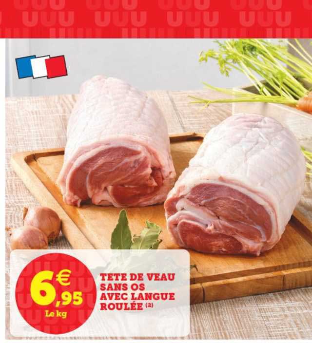 Tête De Veau Sans Os Avec Langue Roulée