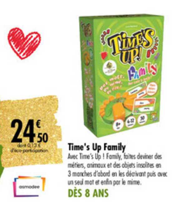 time's up family asmodee