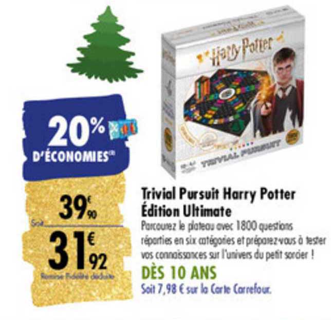 trivial pursuit harry potter édition ultimate