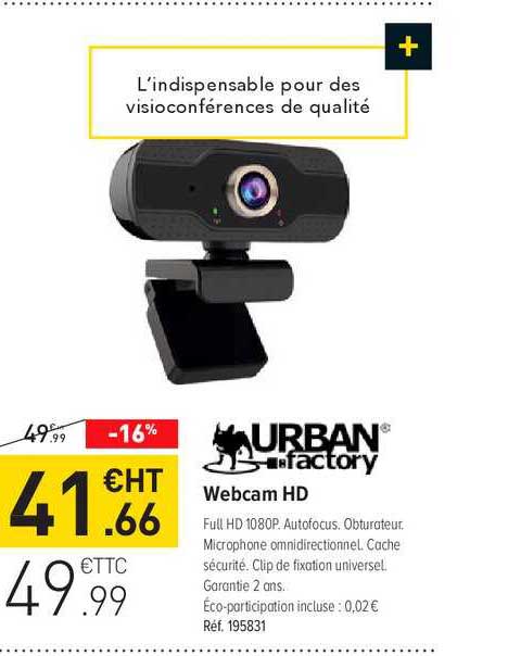 webcam hd urban factory