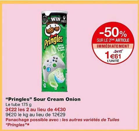 "pringles" sour cream onion