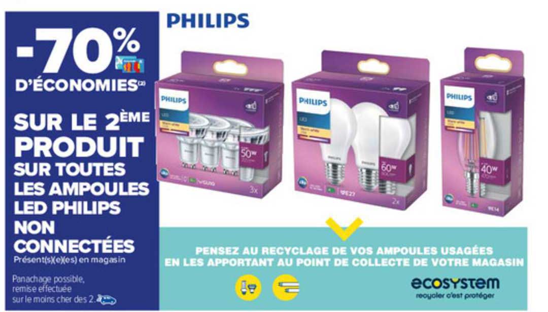 ampoules led philips non connectées