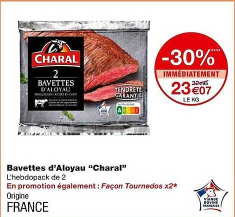 bavettes d'aloyau "charal"