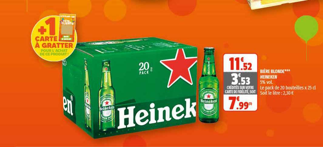 Bière Blonde Heineken