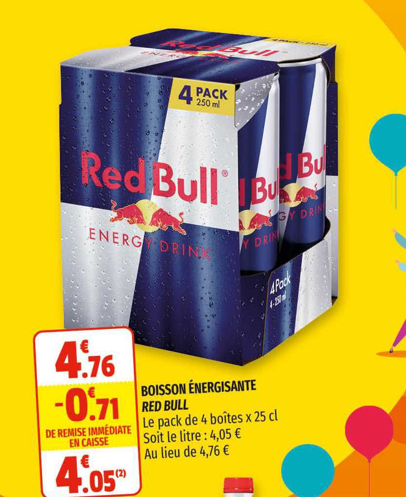 boisson énergisante red bull