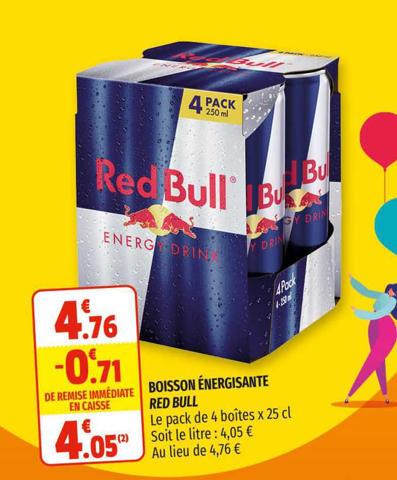 Boisson énergisante Red Bull