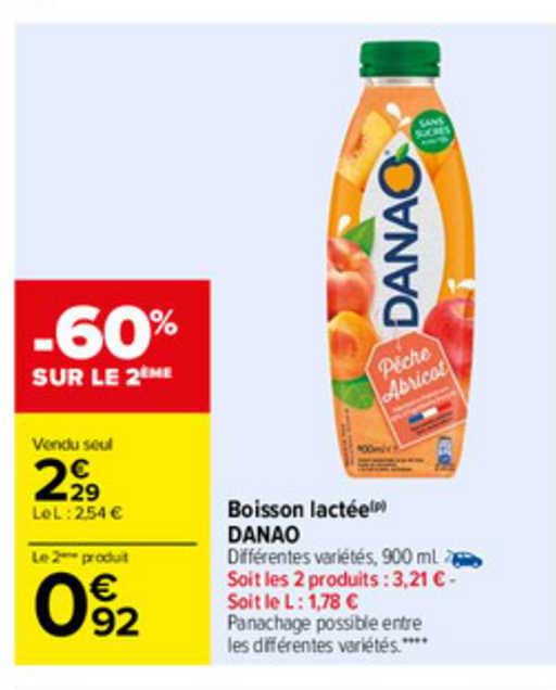 boisson lactée danao