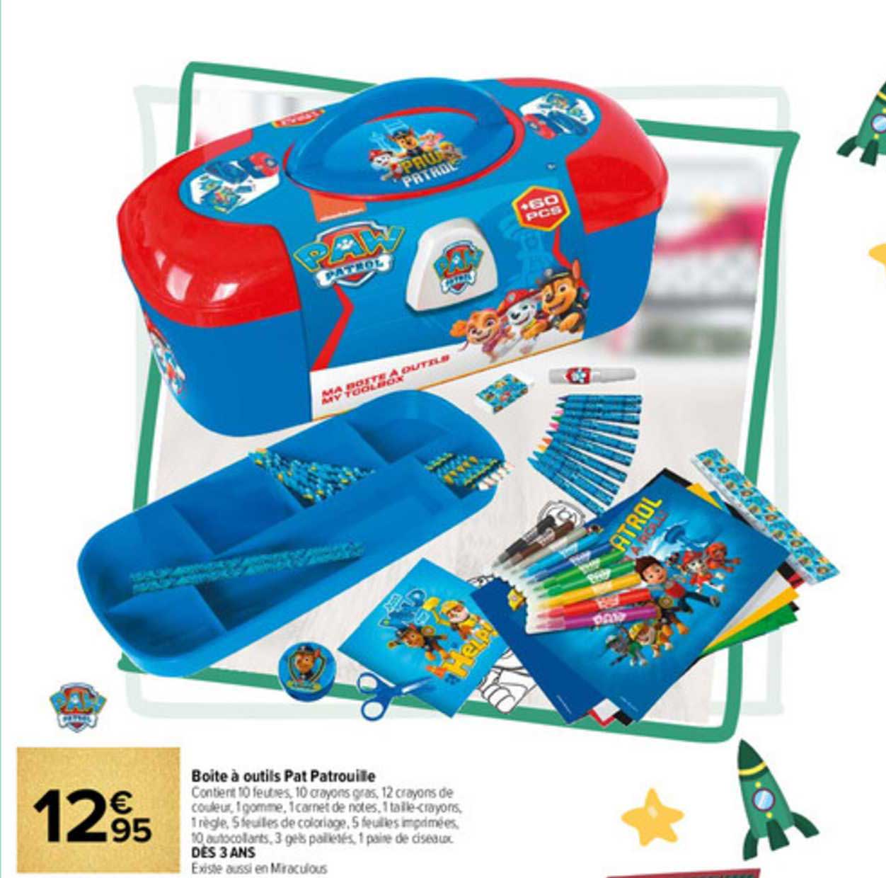 boîte à outils pat patrouille