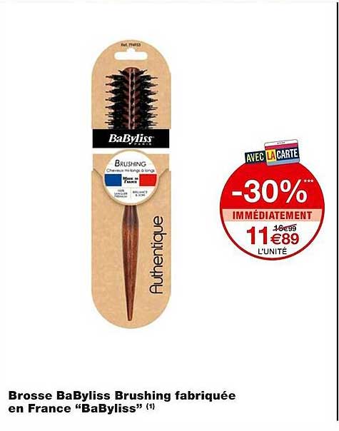 Brosse Babyliss Brushing Fabriquée En France "babyliss"