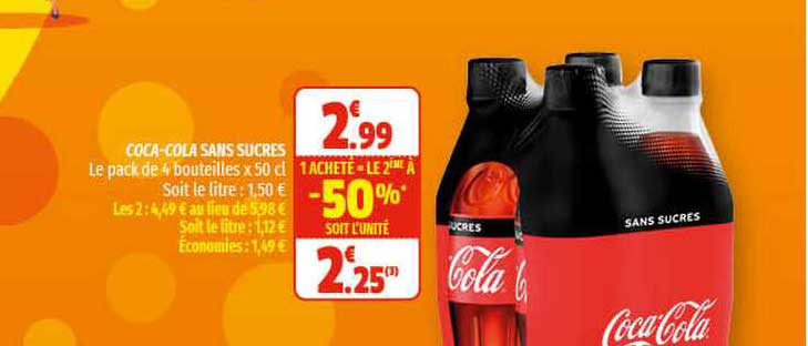 coca-cola sans sucres