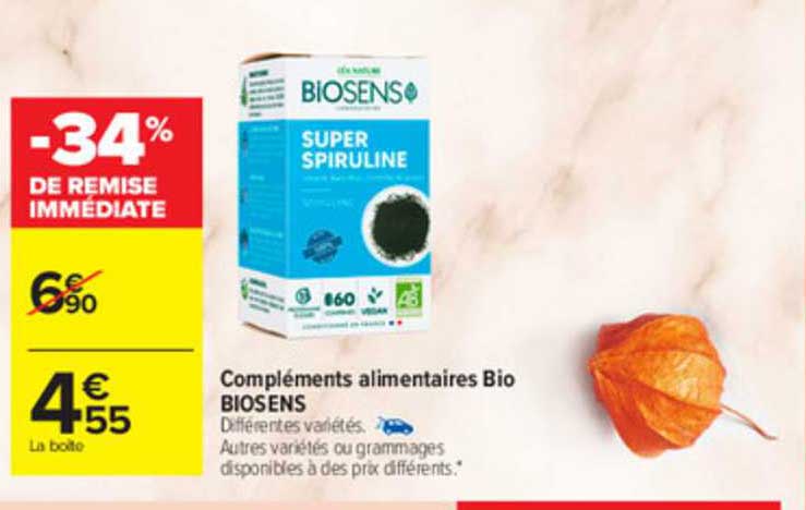 compléments alimentaires bio biosens