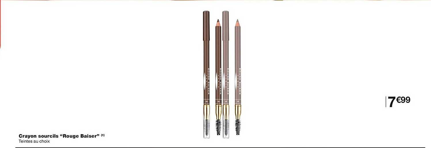 crayon sourcils "rouge baiser"