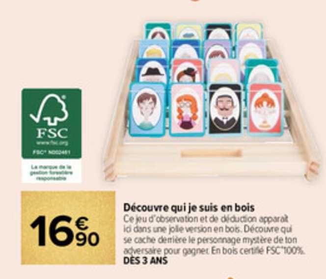 découvre qui je suis en bois