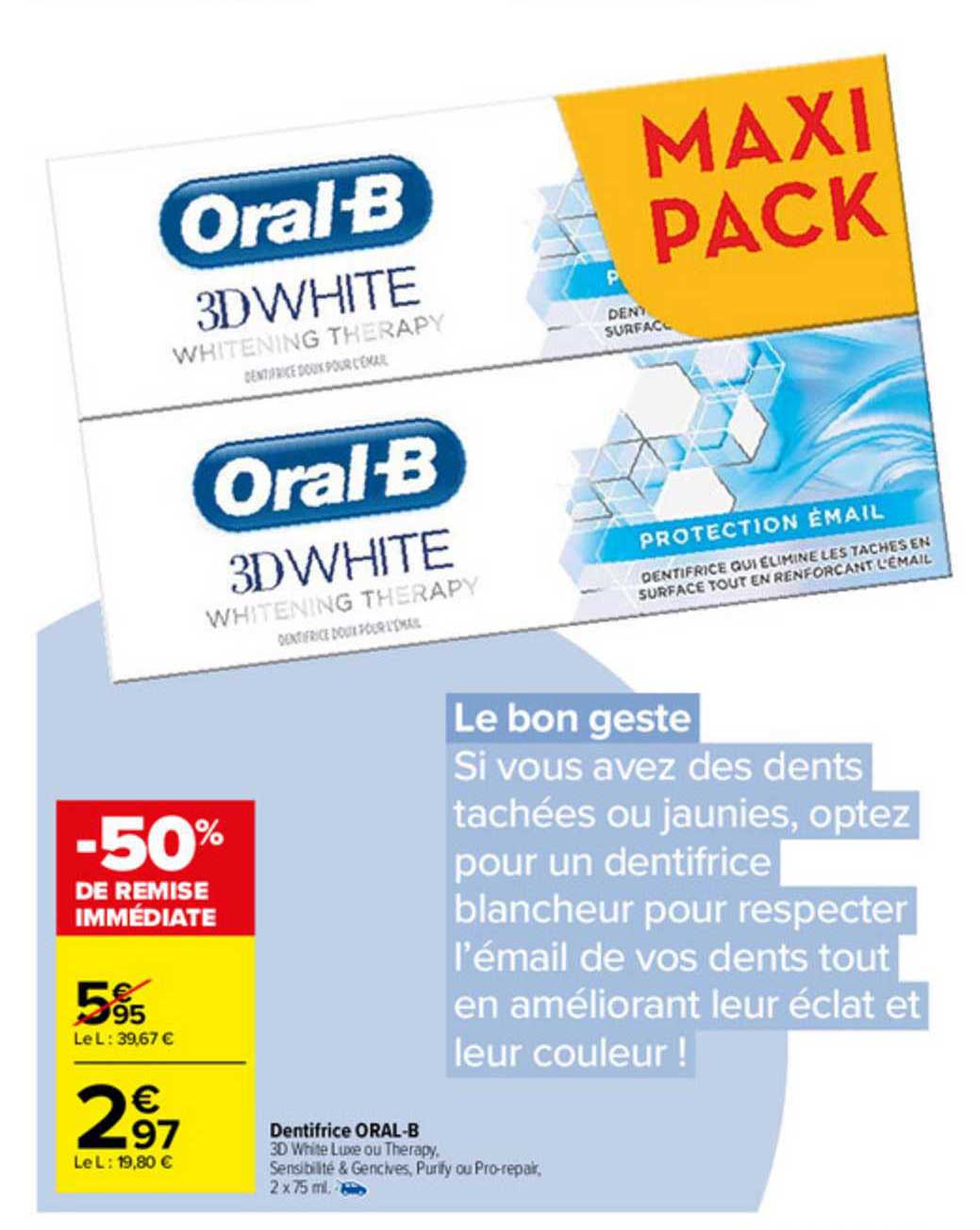dentifrice oral-b