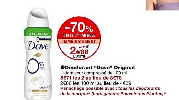 Déodorant "dove" Original