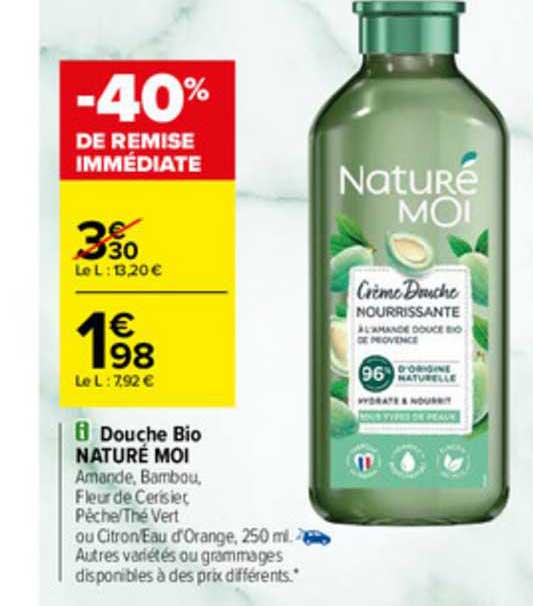 douche bio naturé moi