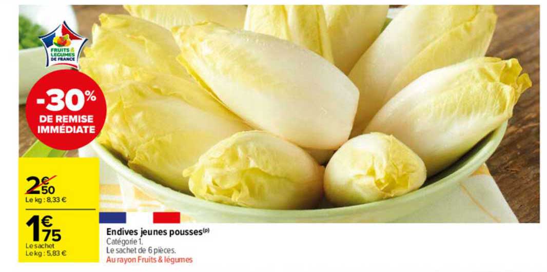 endives jeunes pousses